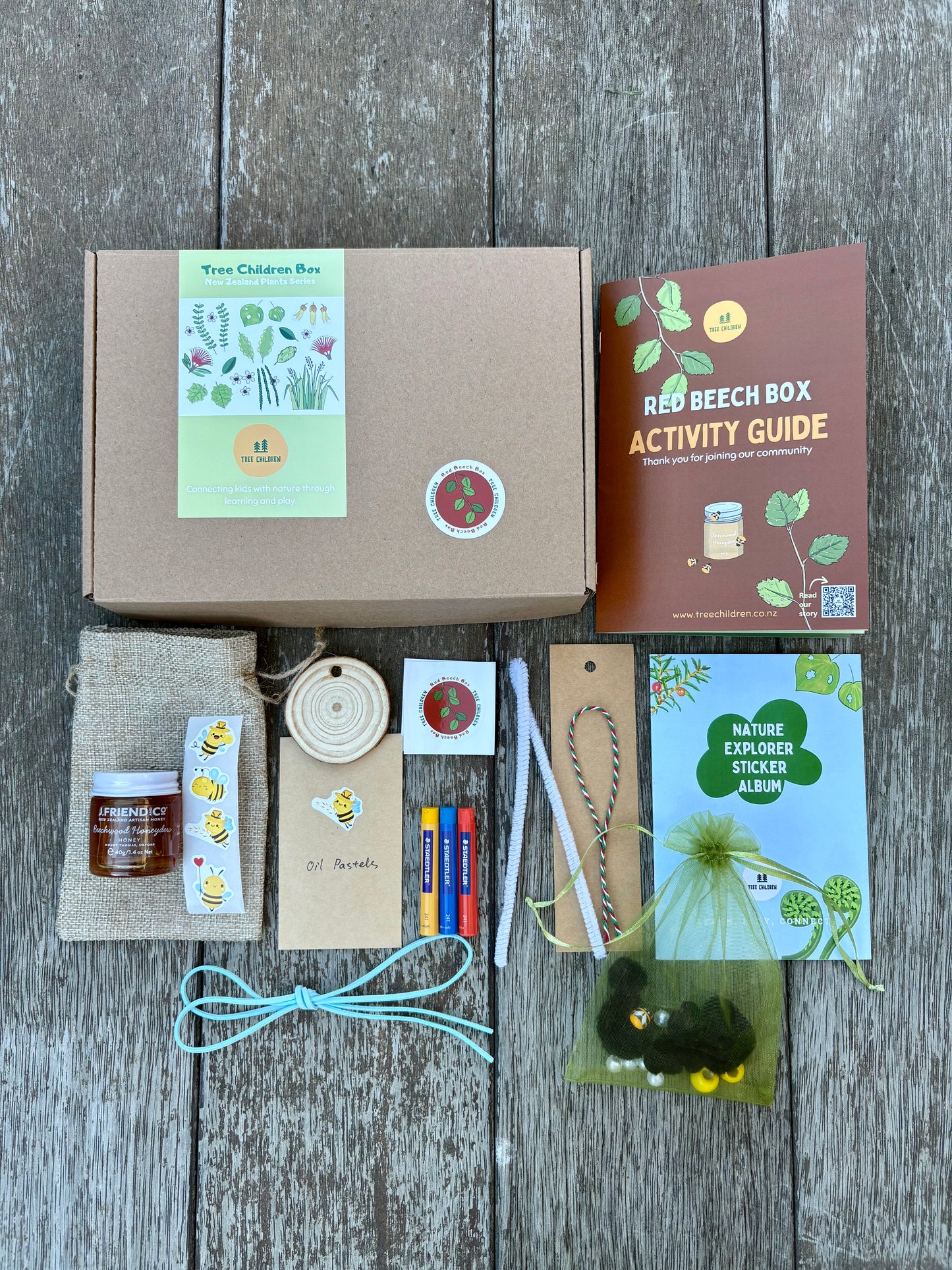 Past Box - Red Beech Box